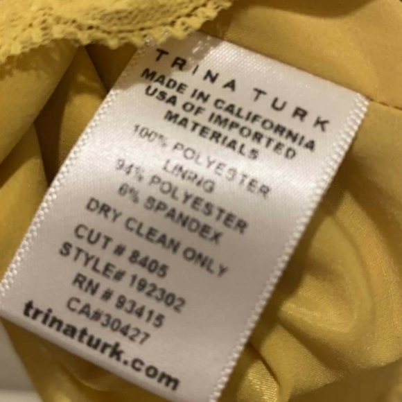 Trina Turk Atlantis Ruffled V-Neck Sleeveless Dres - Picture 13 of 13